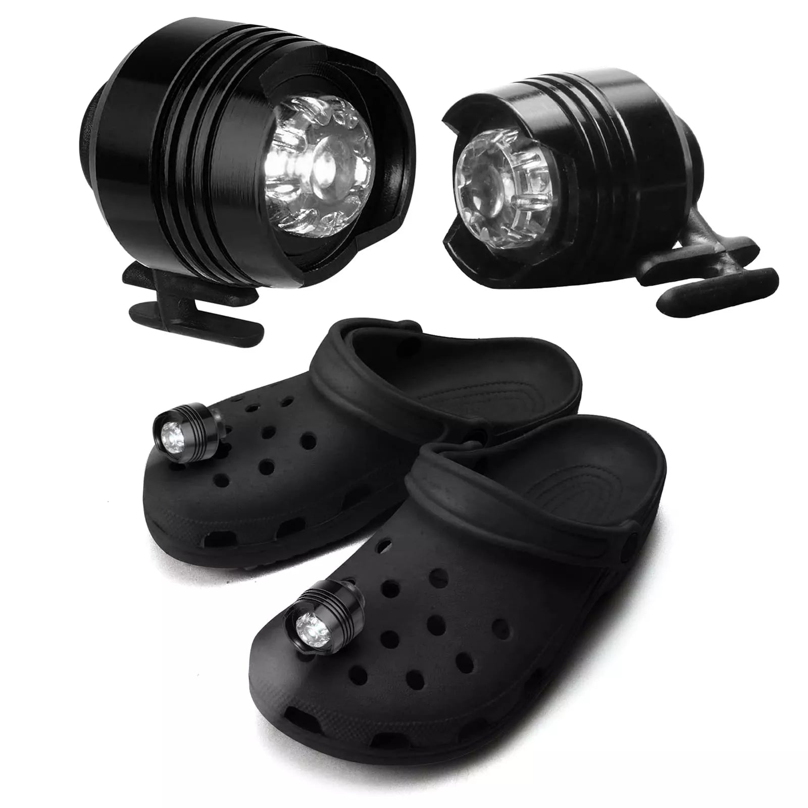 Croc Lights | Waterproof  Headlamp for Crocs - Illuminate Your Steps in Style!