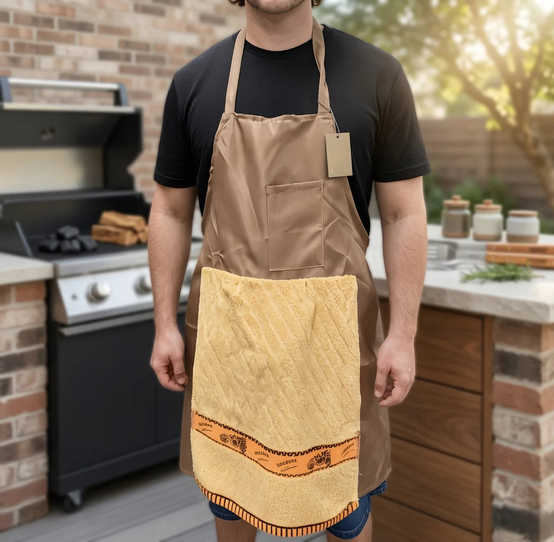 Funny Chef Prank Apron with Hidden Surprise