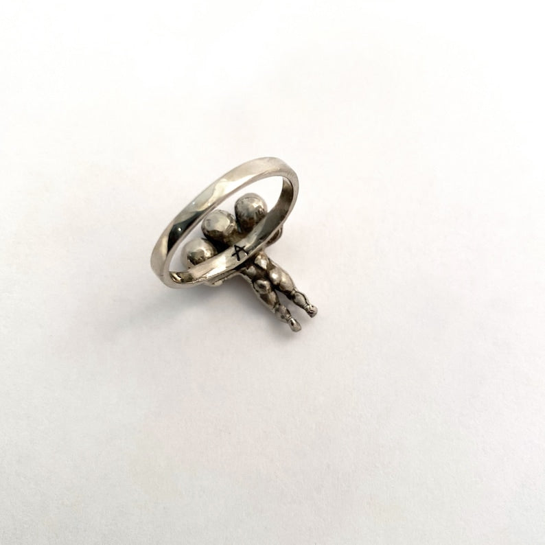 Three Headed Baby Ring