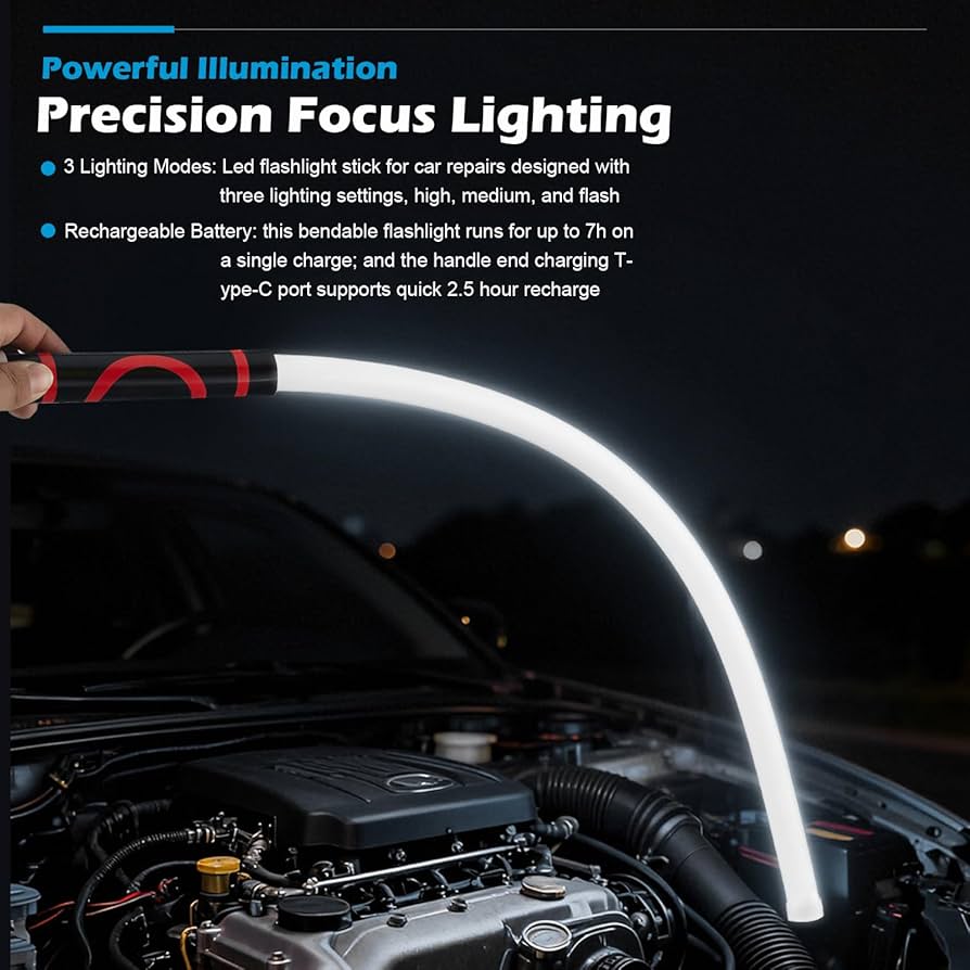 Flexible LED Flashlight Stick