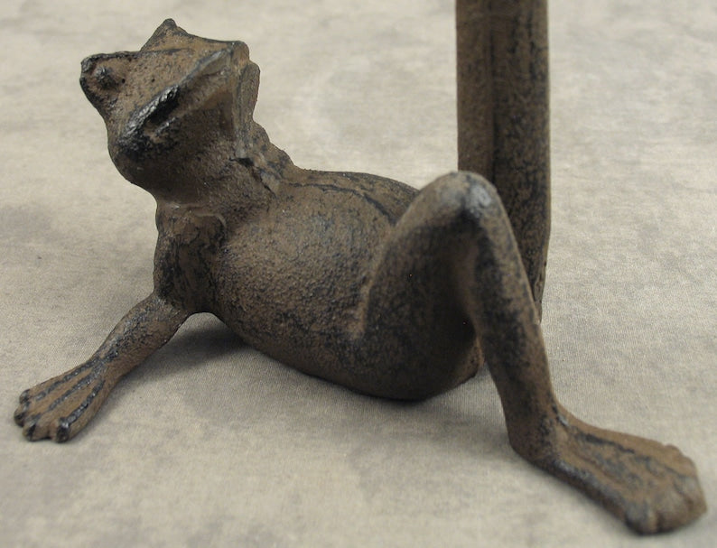 Long Leg Frog Paper Towel Holder