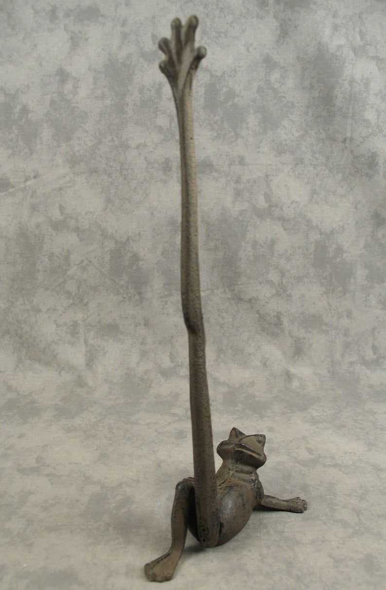 Long Leg Frog Paper Towel Holder