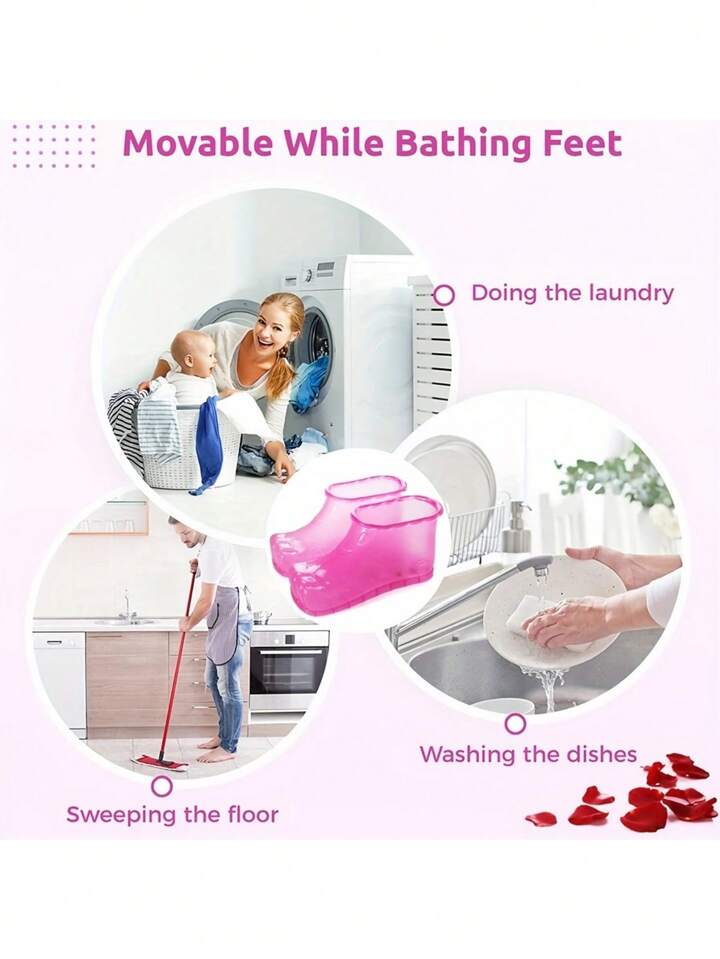 Movable Foot Soak Tub For Pedicure