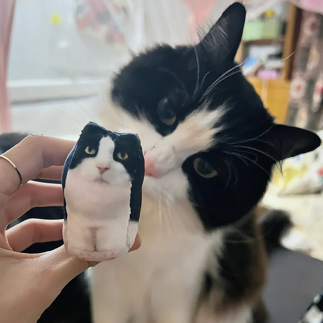 CUSTOMIZED PET HANDMADE SQUARE PLUSHIE KEYCHAIN