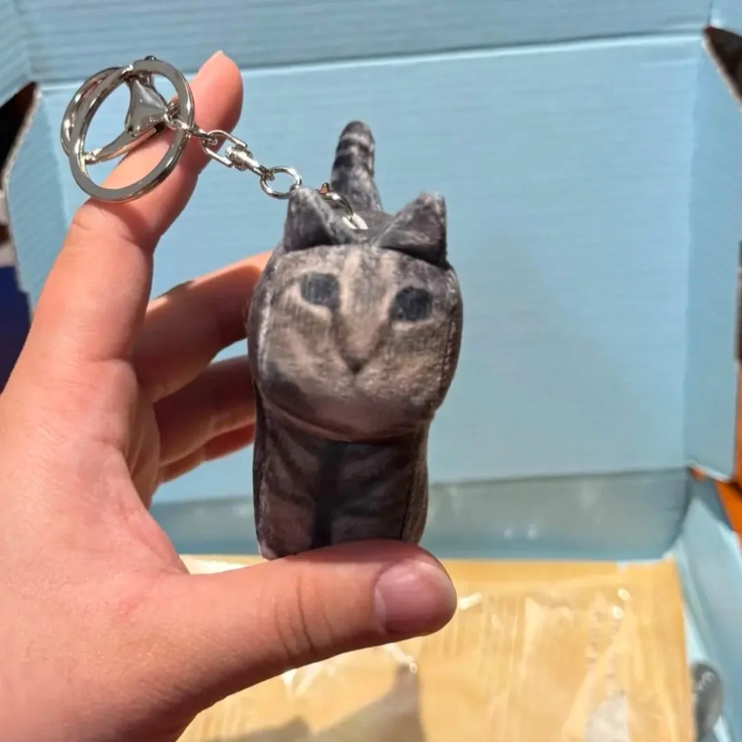 CUSTOMIZED PET HANDMADE SQUARE PLUSHIE KEYCHAIN