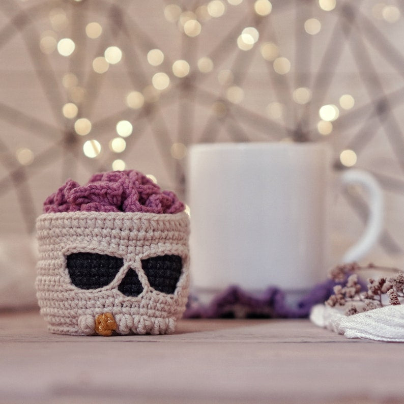Brainy Skull Coaster set