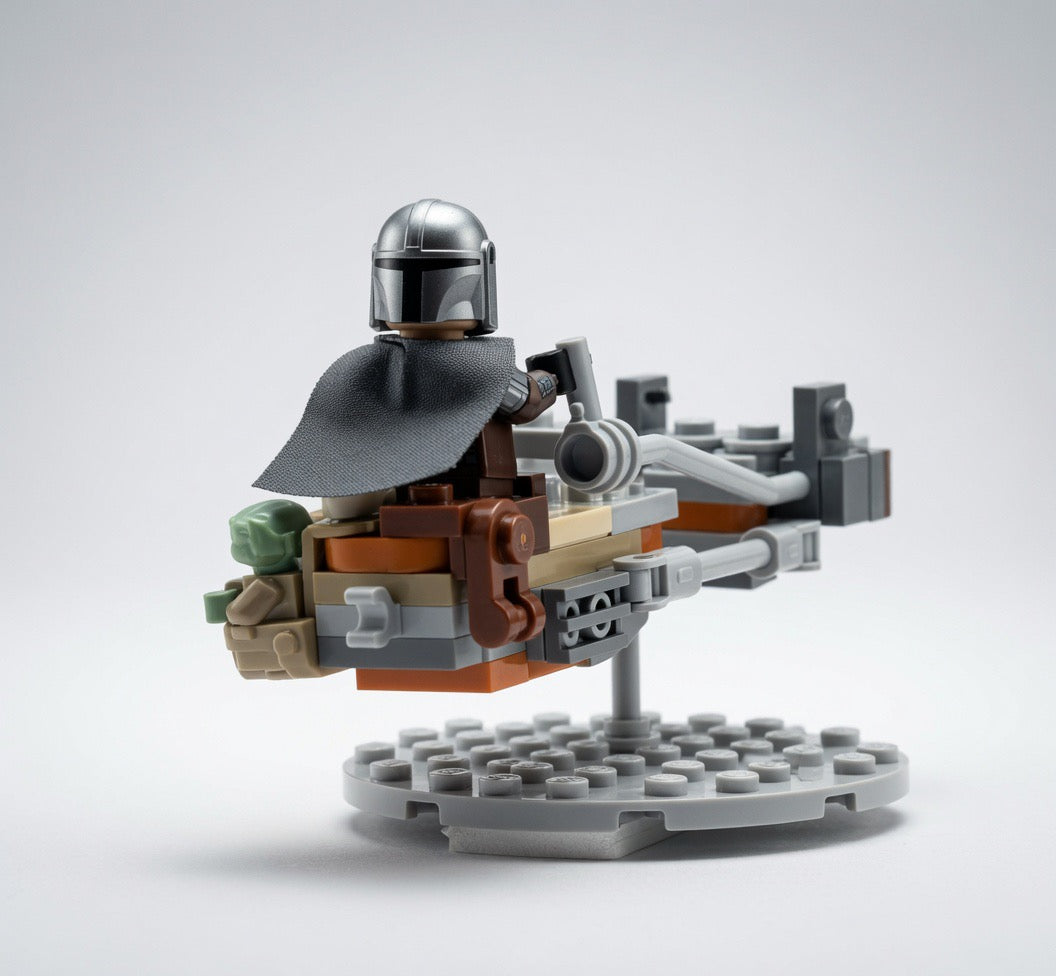 THE MANDALORIAN & GROGU'S SPEEDER BIKE