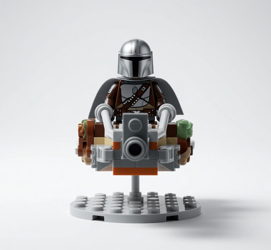 THE MANDALORIAN & GROGU'S SPEEDER BIKE