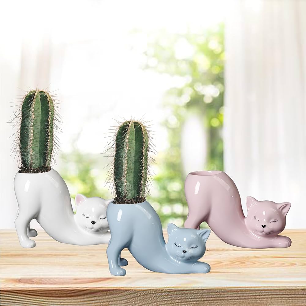 Novelty Cat Planter