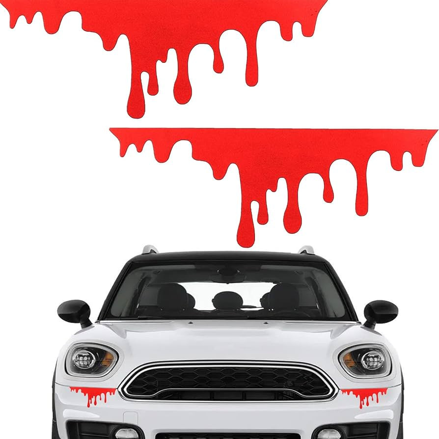 Blood Drips Car Decal Sticker