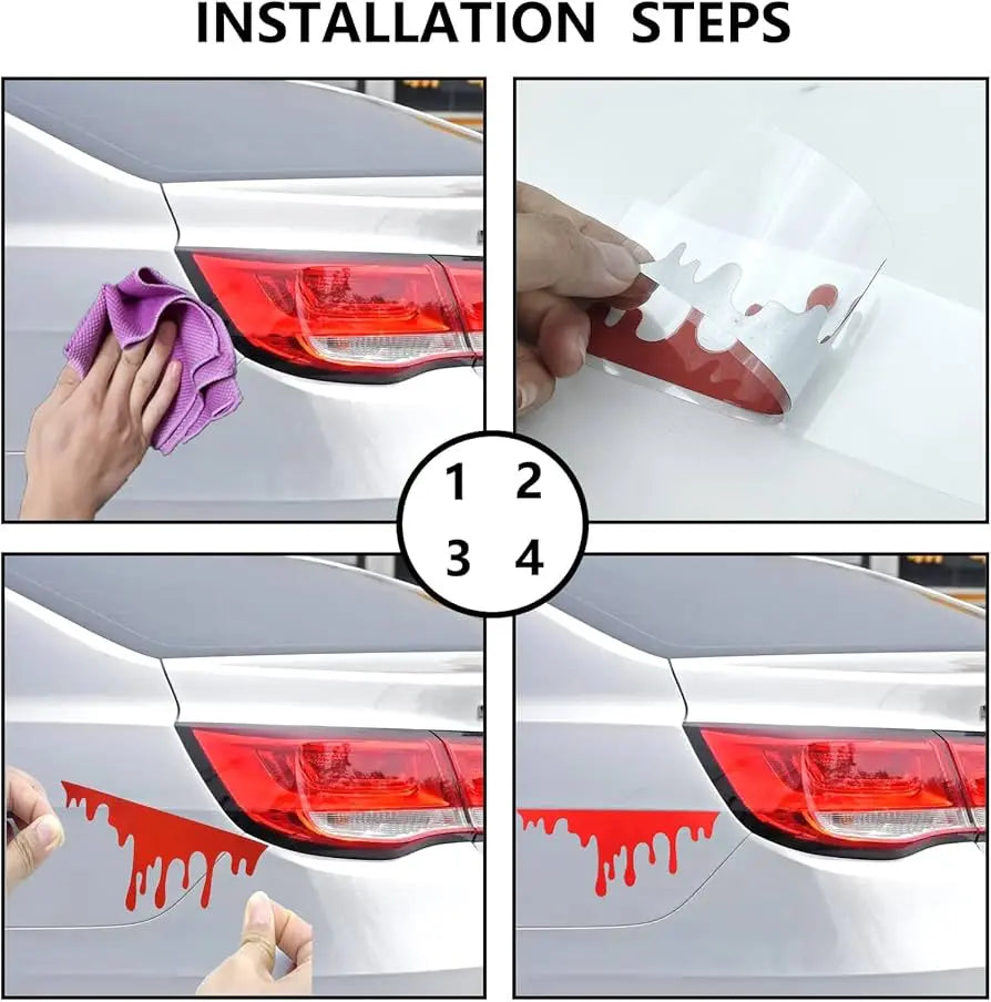 Blood Drips Car Decal Sticker
