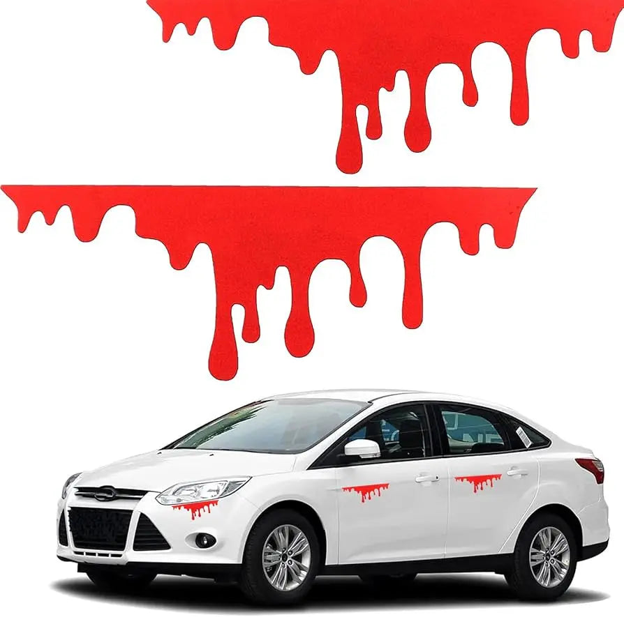 Blood Drips Car Decal Sticker Trendslana