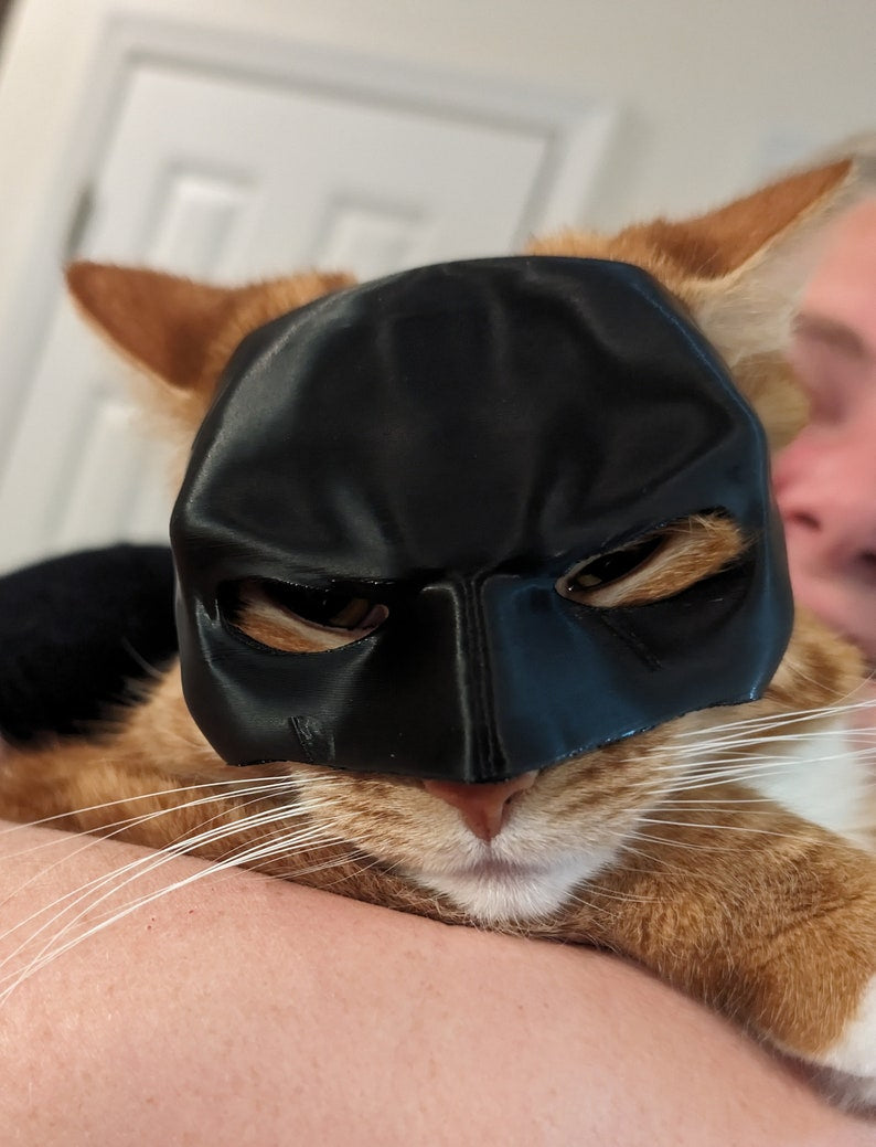 BATMAN 3D PRINTED CAT MASK