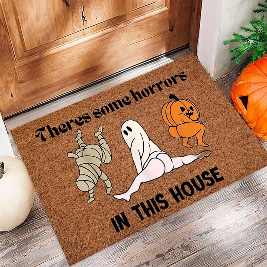 Funny Halloween Doormat