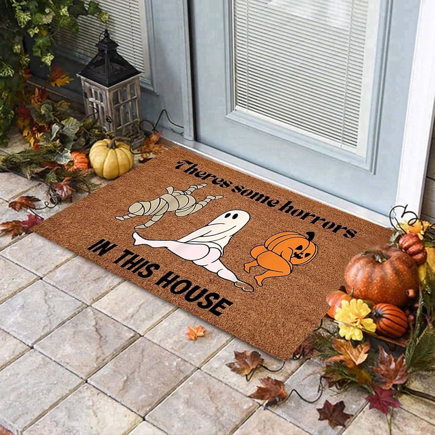 Funny Halloween Doormat