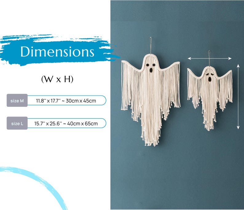 Halloween Macrame Ghost