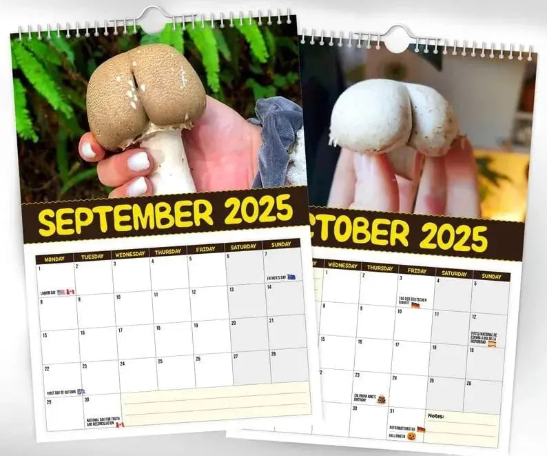 World's Greatest Mushrooms 2025 Calendar Trendslana