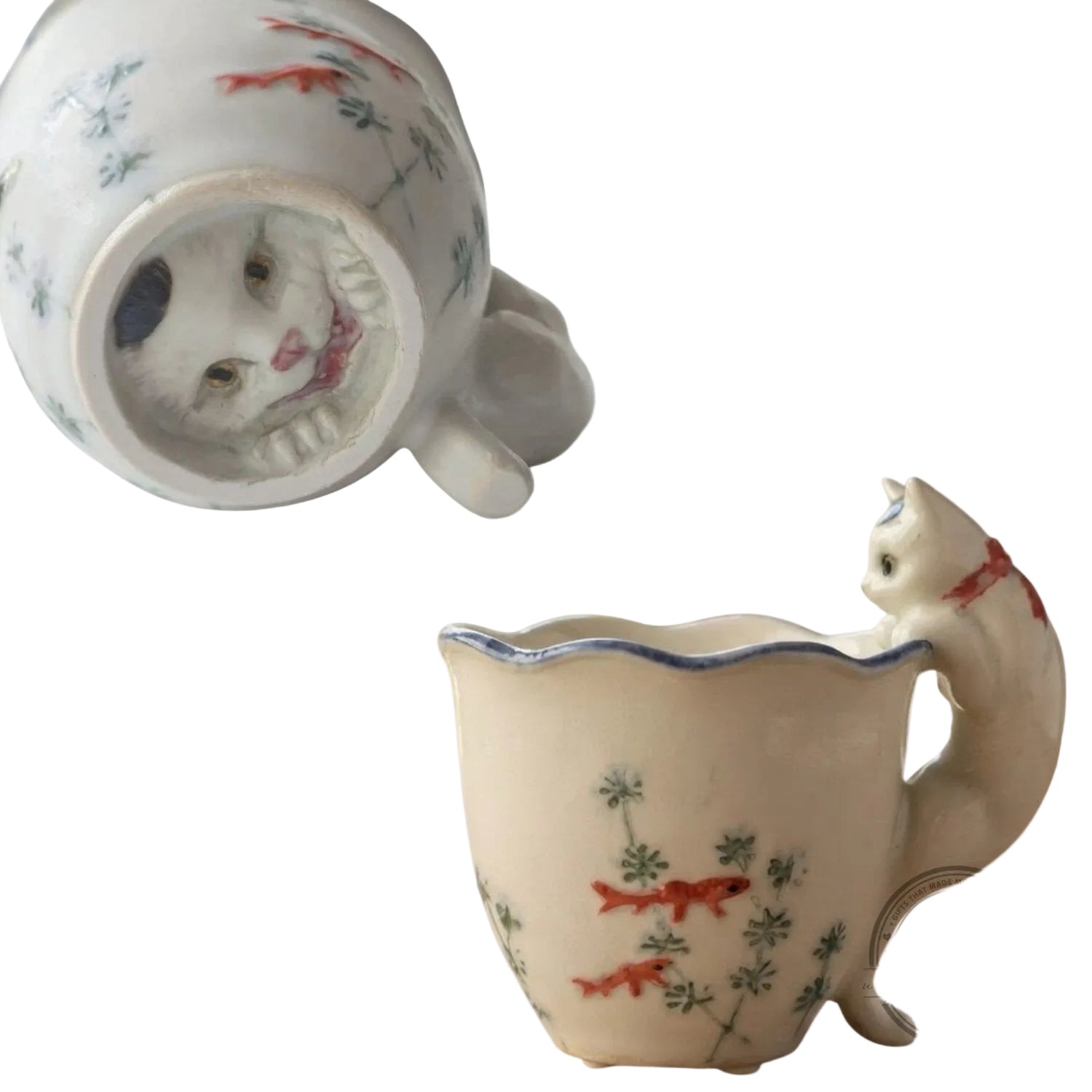CUTE CAT HANDLE MUG