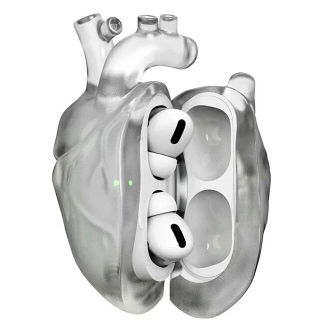 3D Heart AirPods Case Trendslana