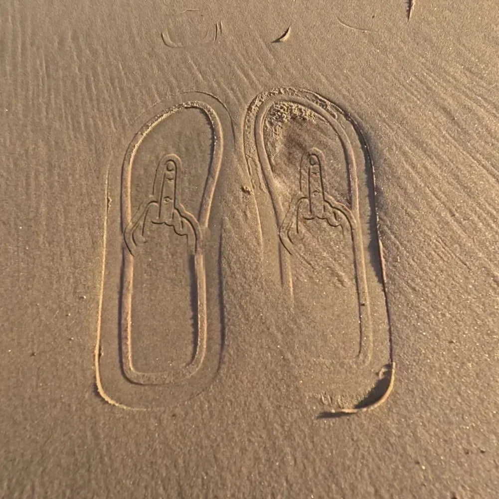 Hidden Message Slippers