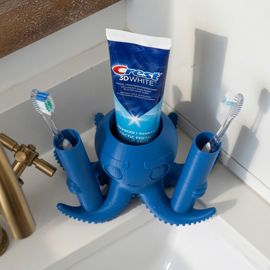 Octopus Toothbrush Holder