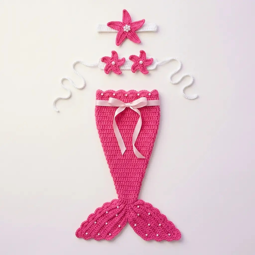 Crochet Mermaid Newborn Set