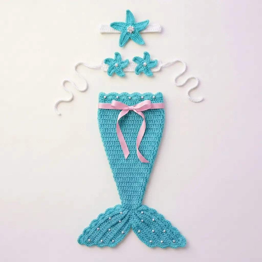 Crochet Mermaid Newborn Set