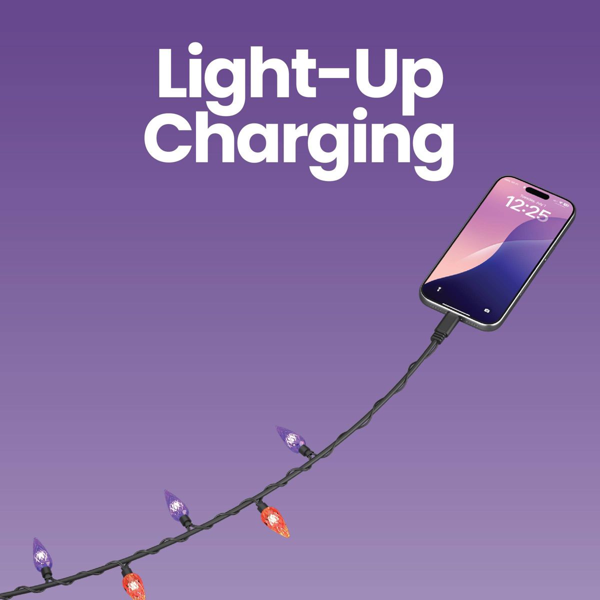 Spooky Light-Up USB C Cable