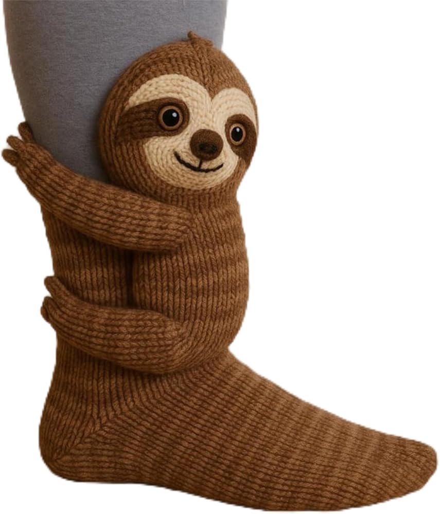 SLOTH -3D knit sock