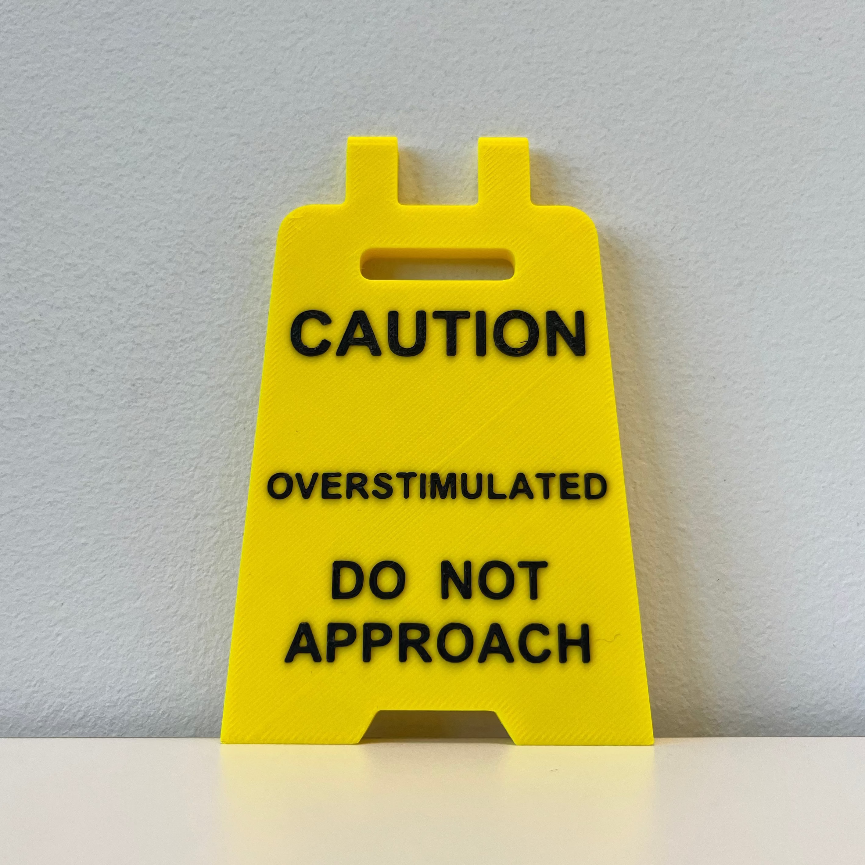 CAUTION MOOD SIGN