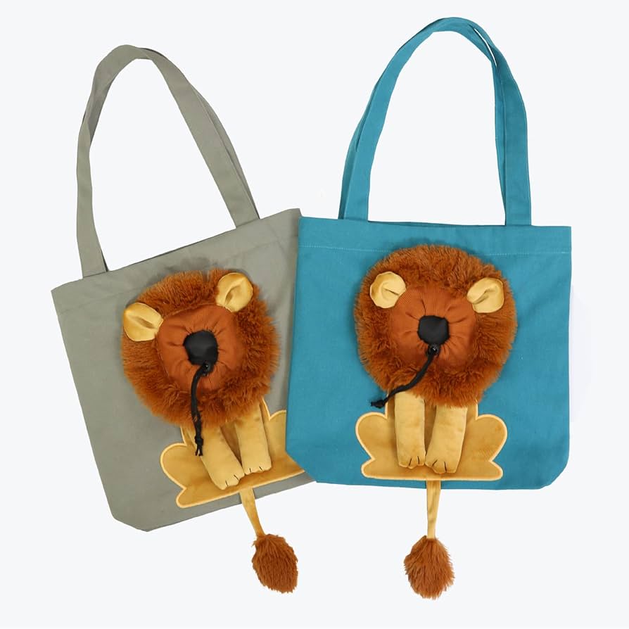 Lion Shaped Cat Carrier Bag