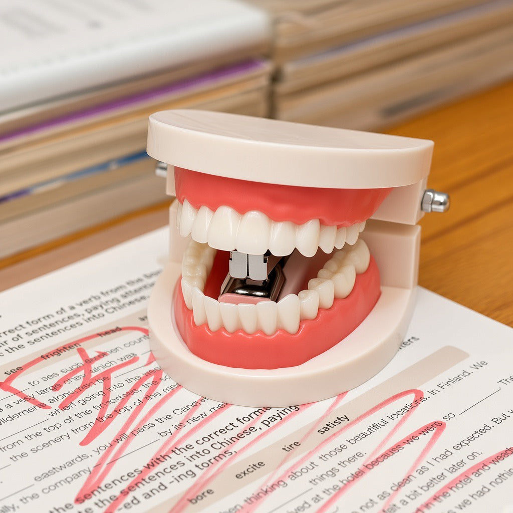 Novelty Teeth Stapler