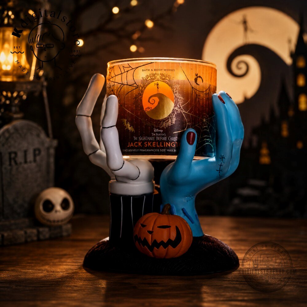 Jack Skellington Candle Holder
