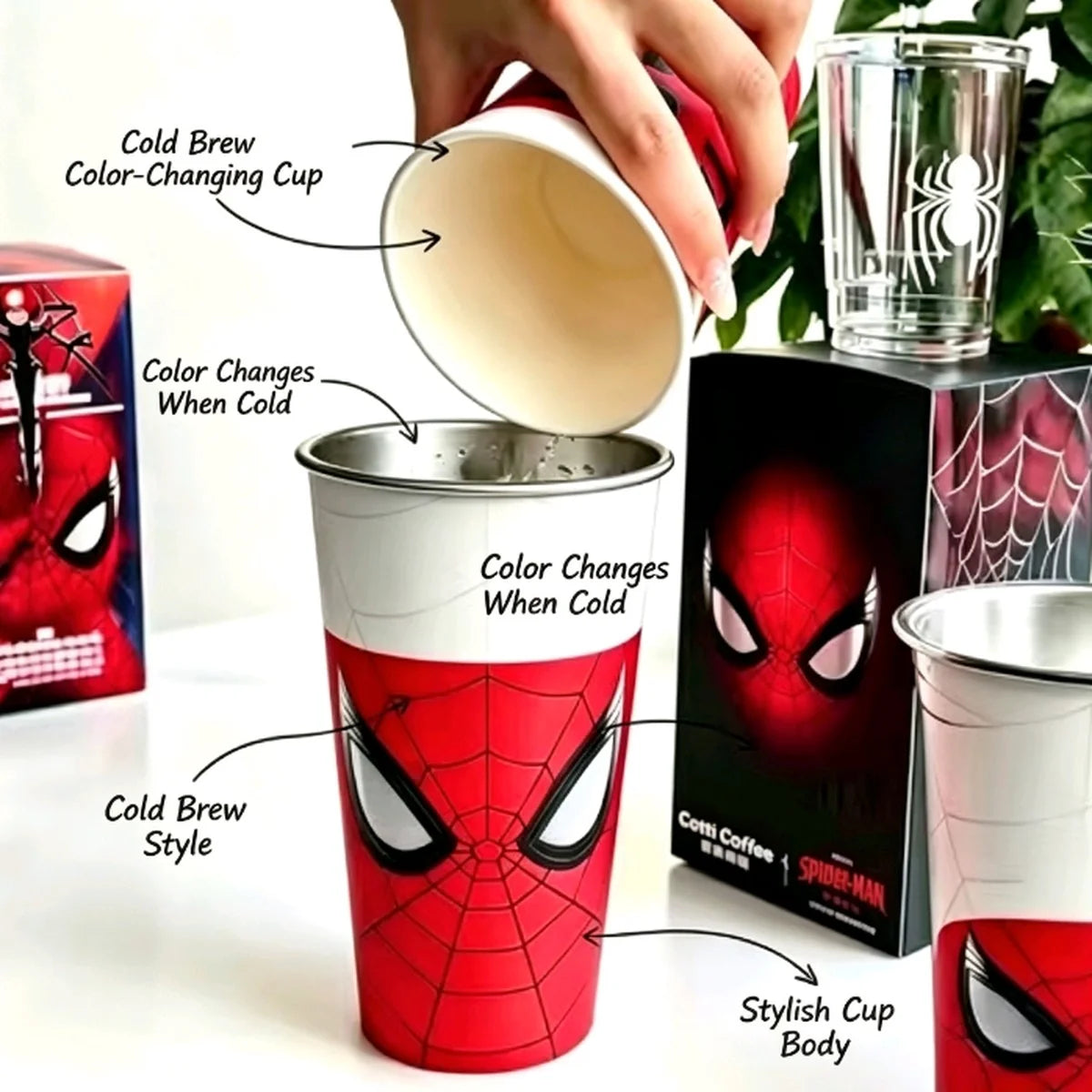 Spiderman Color Changing Tumbler