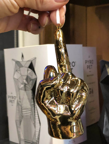 Middle Finger Christmas Ornaments