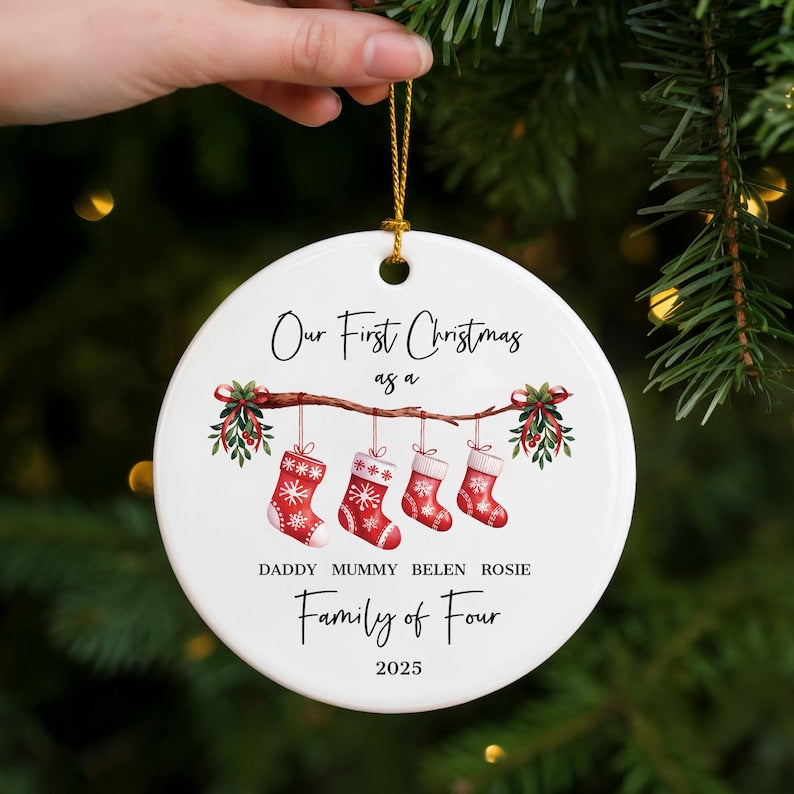 First Christmas Family Ornament