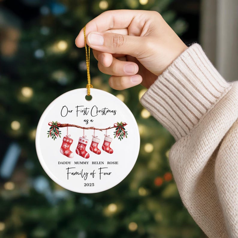 First Christmas Family Ornament
