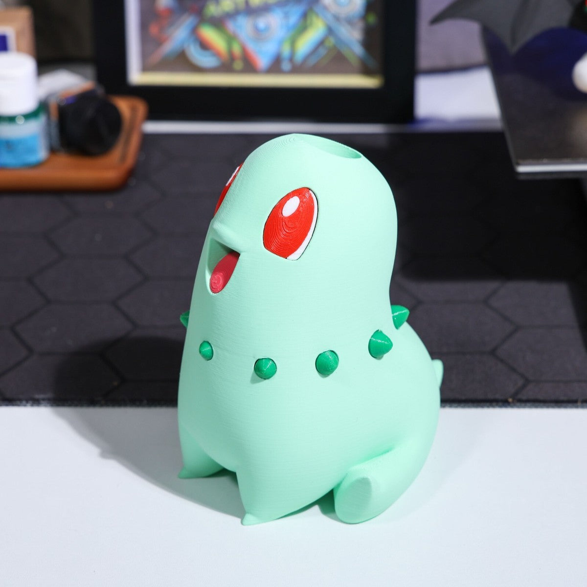 3D Chikorita Pokemon Kawaii Planter