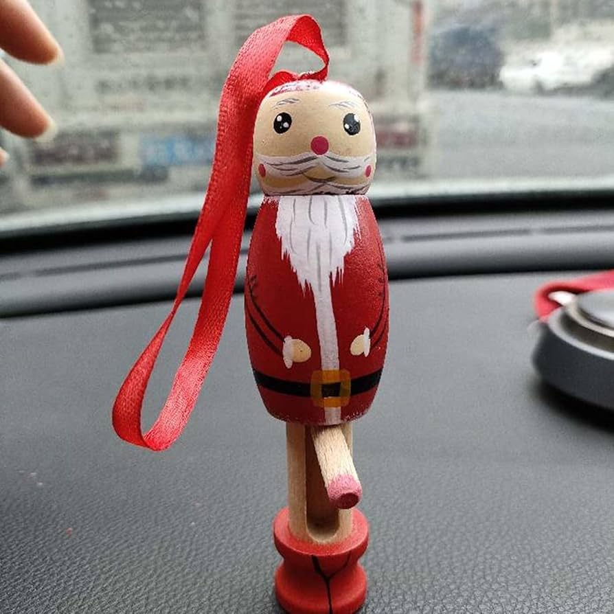 Naughty Santa Ornament