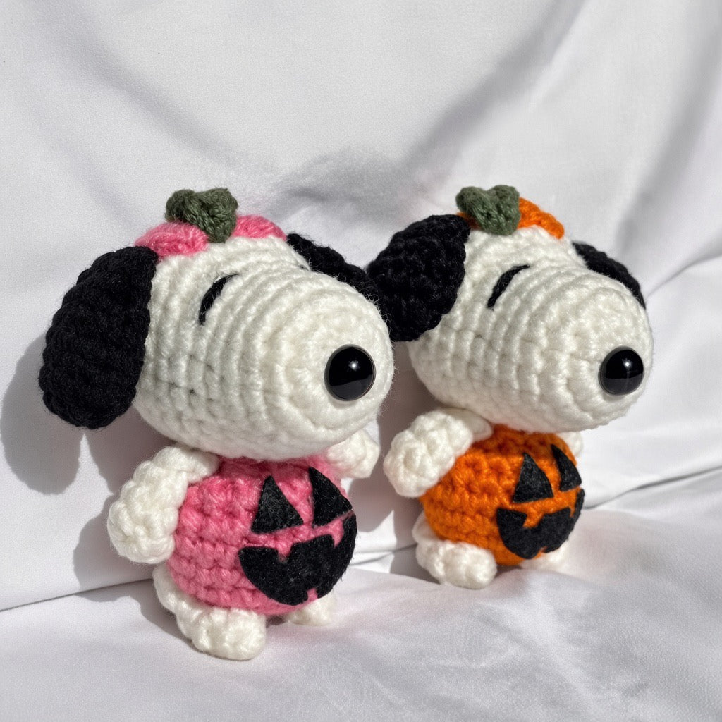 Crochet Snoopy plushies