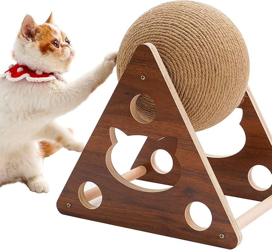 Cat Scratching Ball