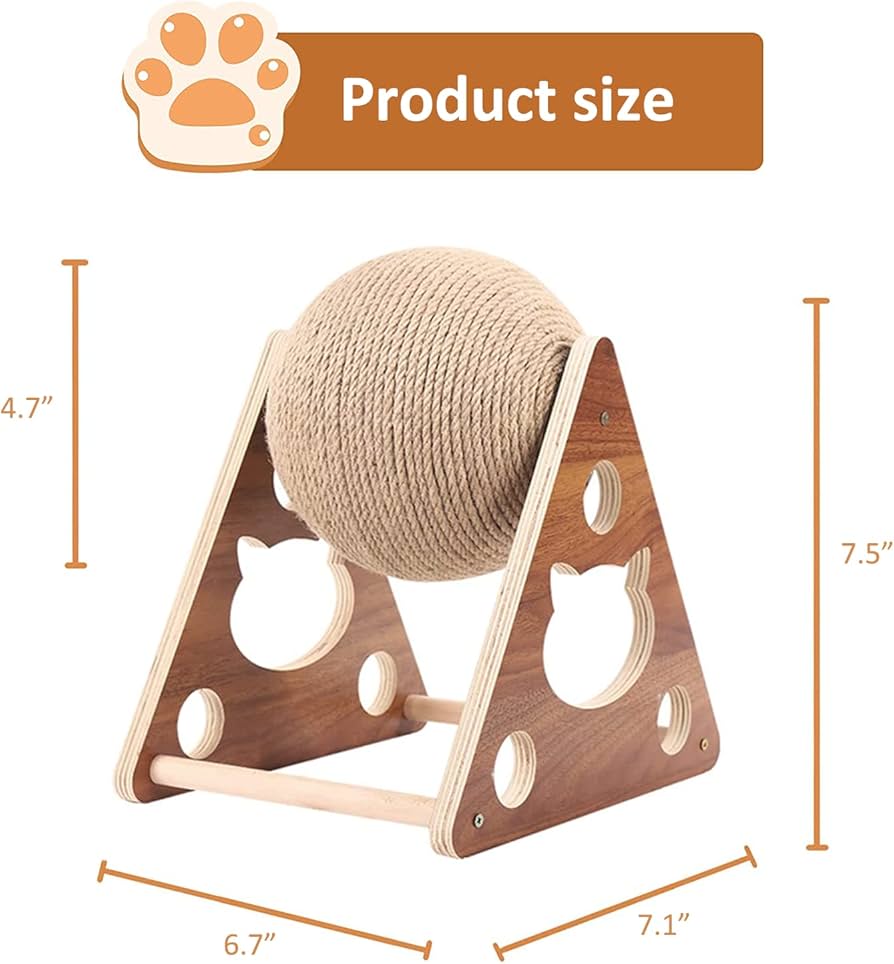 Cat Scratching Ball
