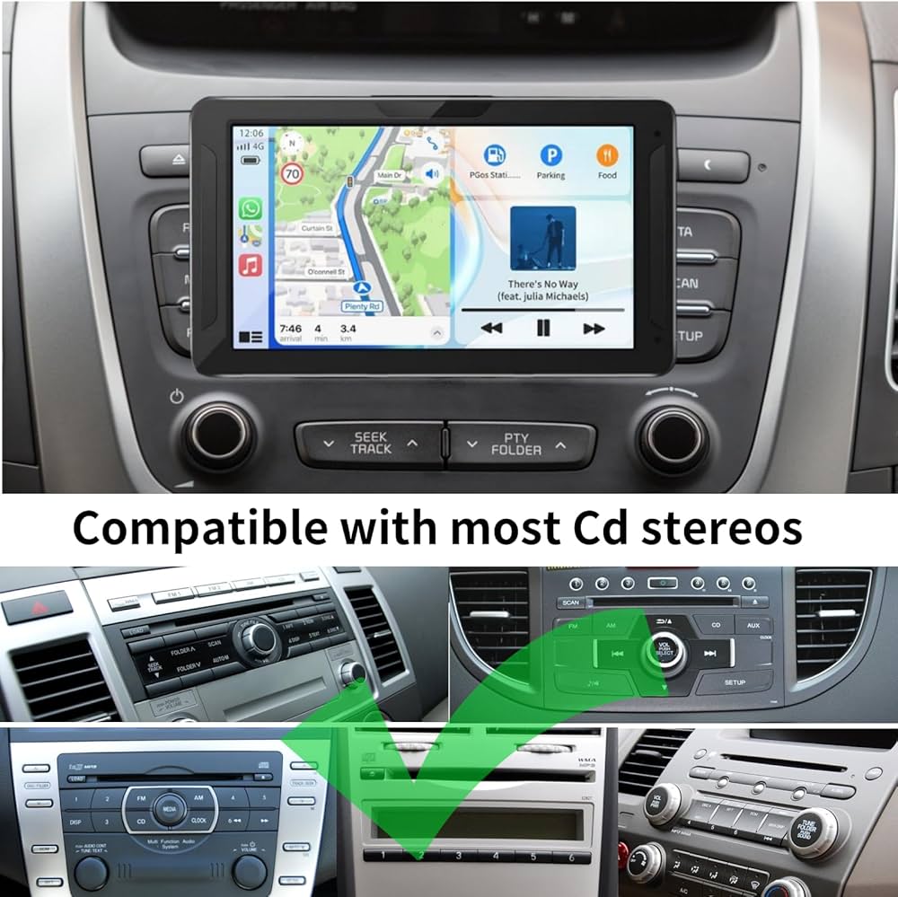 CD SLOT MOUNT FOR CARPLAY SCREEN