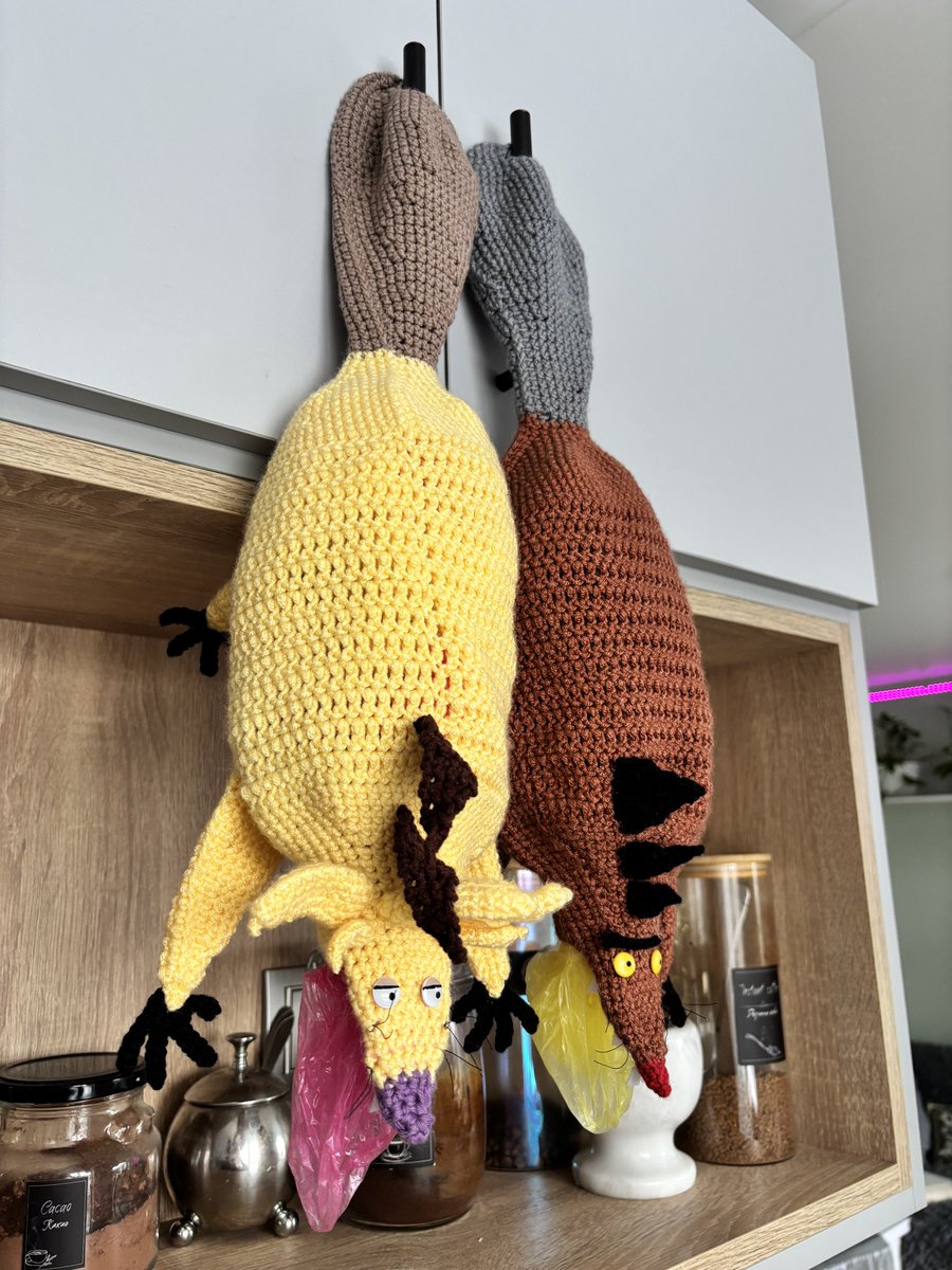 Crochet Chicken Bag Holder