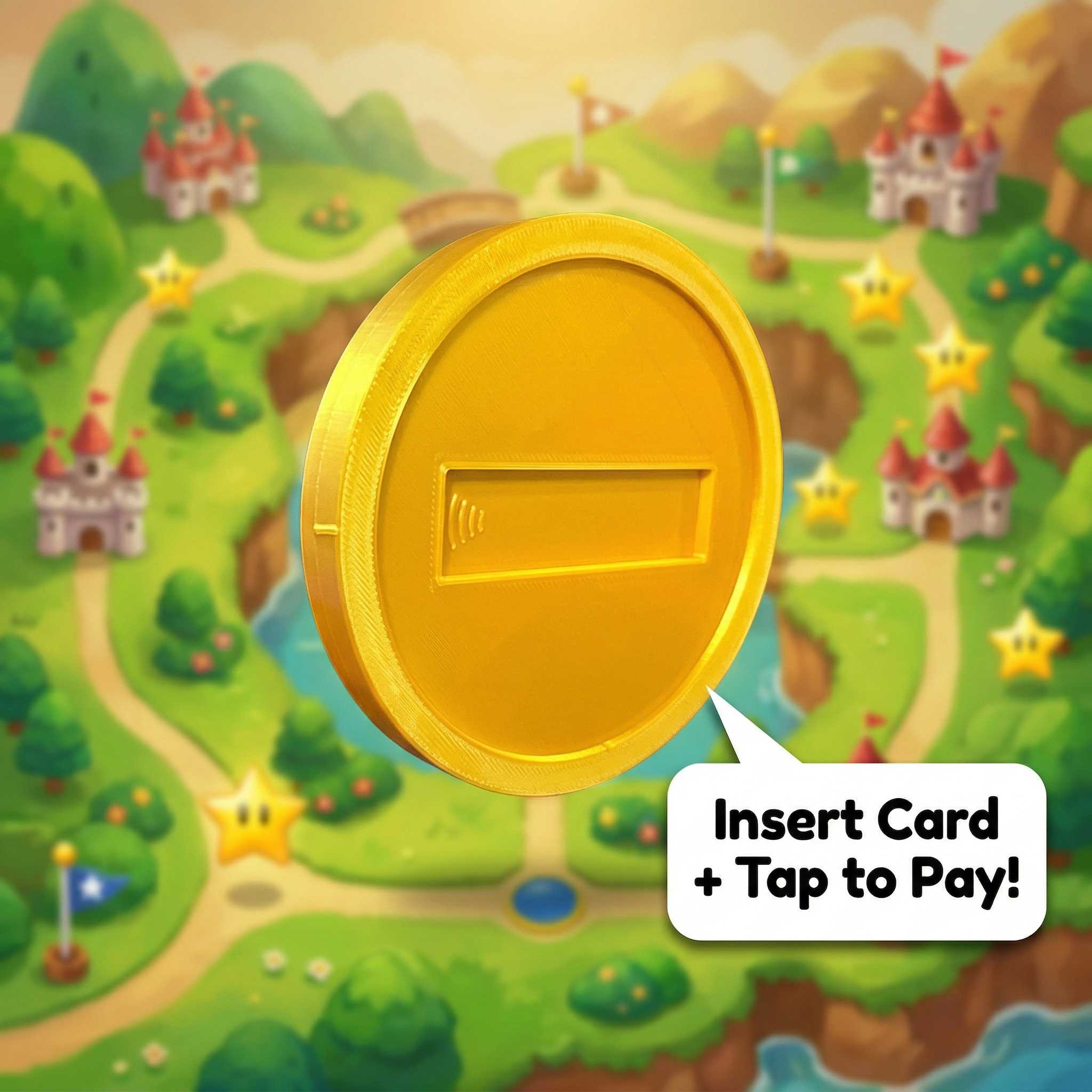 "COIN" TAP PAY CASE CARD HOLDER