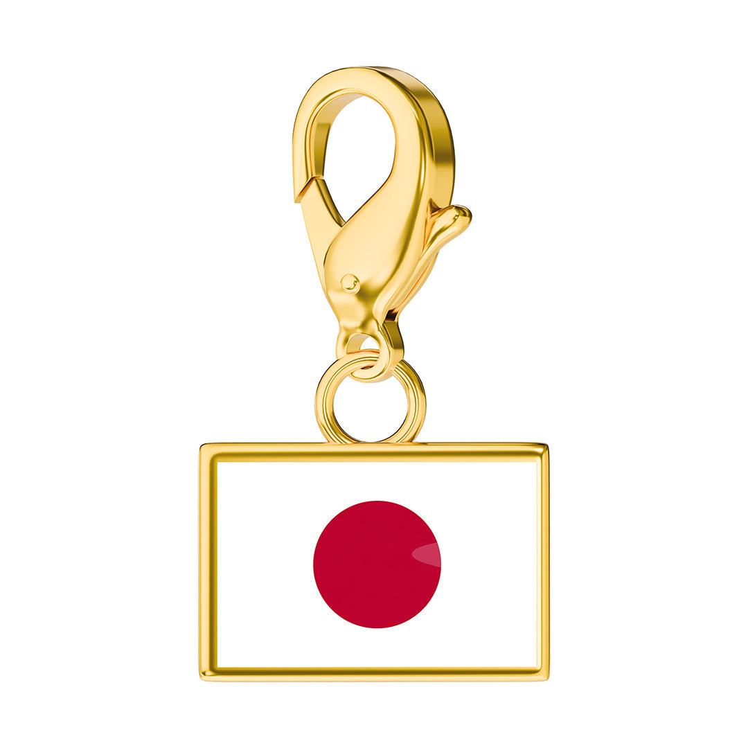 FLAG & MAP CHARMS SET