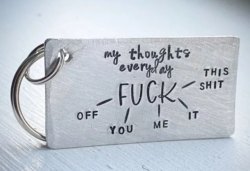 My Everyday Thoughts Keychain