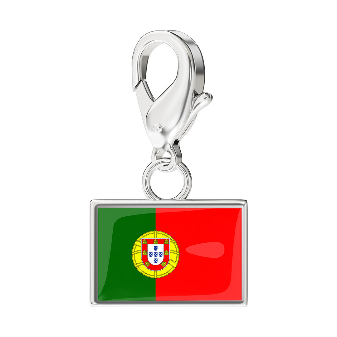 FLAG & MAP CHARMS SET