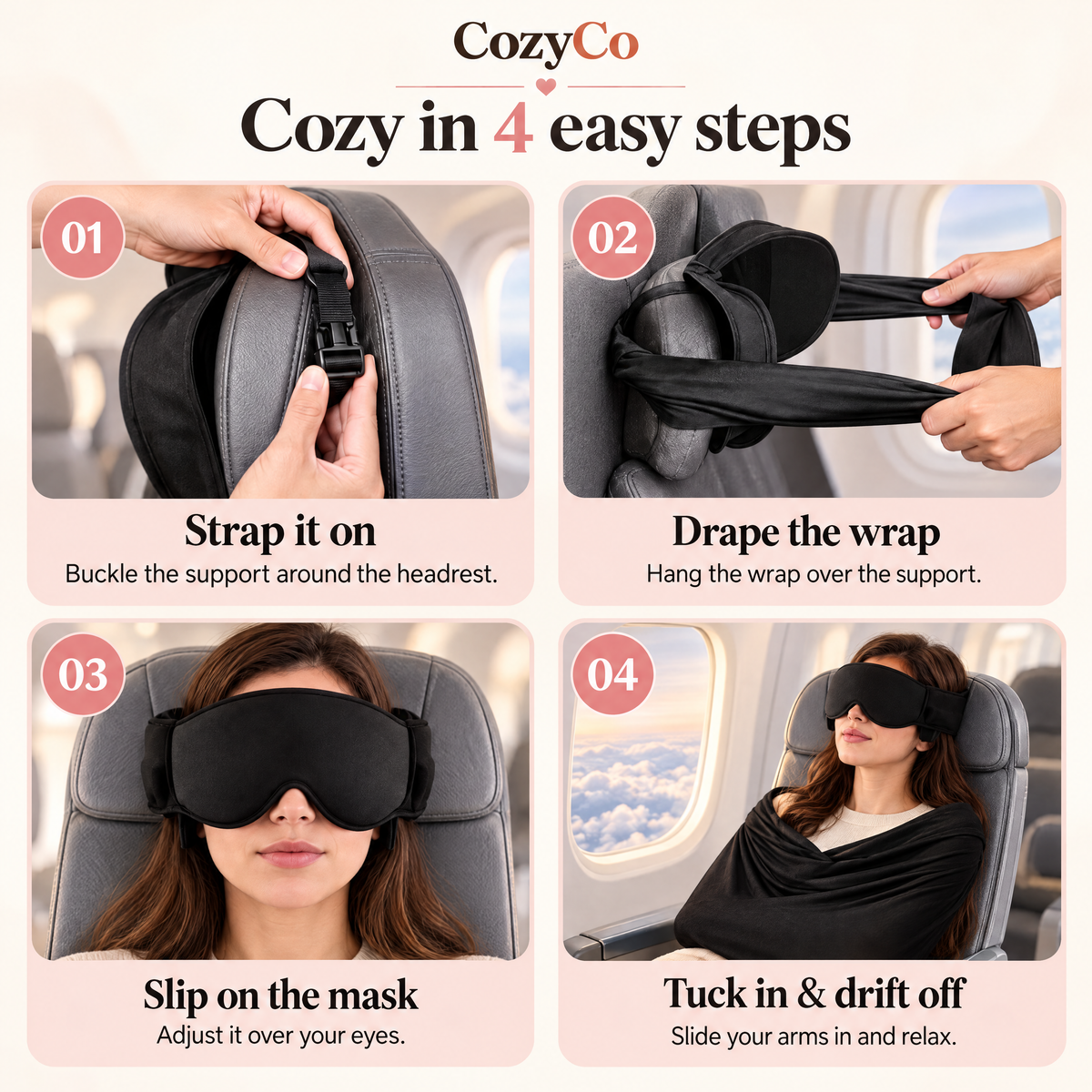 Cloud Wrap Travel Sleep Set