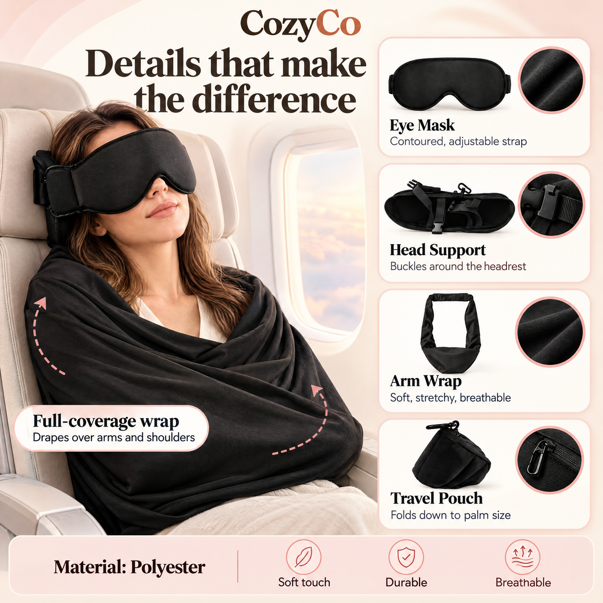 Cloud Wrap Travel Sleep Set